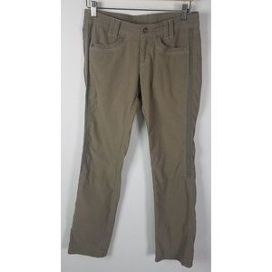 Kuhl Women's Sz. 4 Khaki Drawstring Waist 5 Pocket Hiking Pants